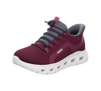 Rieker Women's M6066 Sneaker, red, 7.5 UK