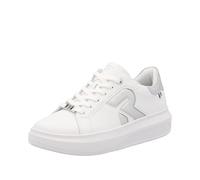 Rieker Women's Sneaker Low Trainers, White Mother of Pearl, 7.5 UK