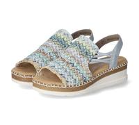 Rieker Women's Spring/Summer V1975 Closed Sandals, Beige (Pearl/Sky/Dusky Pink 60), Multicoloured 91, 4 UK