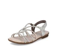 Rieker Women's Strappy Sandals 64270, Women's Sandals, Beige 60, 6 UK