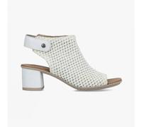 Rieker Womens Textile Touch Fasten Comfort White Casual Shoes