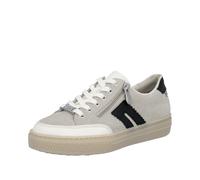Rieker L5903-40 Off White Black Womens Trainers