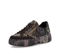 Rieker M7711-26 Brown Floral Womens Trainers