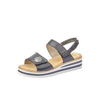 Rieker Women's V02C8 Fisherman Sandal, Navy 14, 8 UK