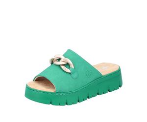 Rieker Women's V1088 Mules, Green, 6 UK