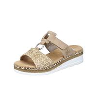 Rieker Women's V1243 Sandal, Beige, 6.5 UK
