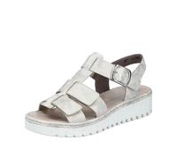 Rieker Women's V1361 Wedge Sandals, Beige, 5 UK