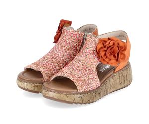 Rieker Women's V1783 Boot Sandals, Multicoloured, 42 EU