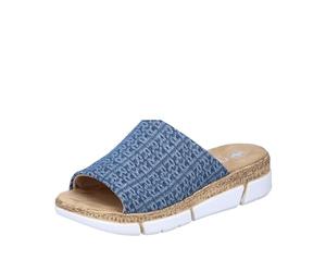 Rieker Women's V2377 Mules, Blue, 6.5 UK