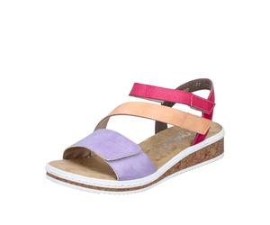 Rieker Women's V3670 Sandals, Colourful, 6 UK