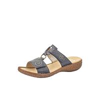 Rieker Women's V69n2 Sandal, Blue Pacific, 6.5 UK