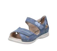 Rieker Women's V7474 Sandal, Blue, 7.5 UK
