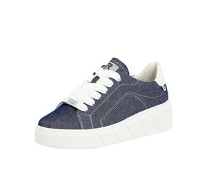 Rieker Womens W0501-14 Lace-Up Trainers 4 UK Blue