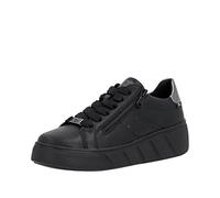 Rieker Women's W2605 Low Trainers, Black, 41 EU, Black, 7.5 UK