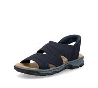 Rieker Women's Trekking Sandals 68895 – Elasticated Blue – UK 6.5