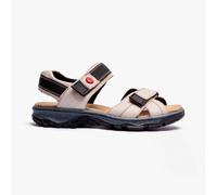 Rieker White Hook & Loop Sandals for Ladies | Rieker 68851-80 Size: EU 36 / UK 3.5, Colour: White