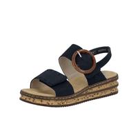 Rieker 62950-14 Navy Womens Flat Sandals