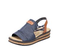 Rieker Women's 62962 Sandals, Blue 14, 8 UK