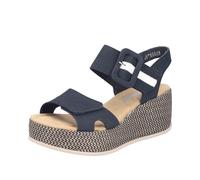 Rieker Women's Wedge Sandal - Blue | 69450-14 14 39 39