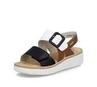 Rieker Women's Wedge Sandals 62950, Women's Sandals, Multi 91, 38 EU Weit