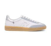 Rieker Womens White Shoes Leather Lace Up Comfort Arched Removable Insole SIZE