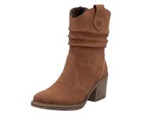 Rieker Womens Ladies Brown Heeled Slouch Ankle Boots Size 4-8