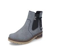 Rieker Women's Y7460 Chelsea Boot, Blue, 8 UK