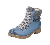 Rieker Women's Y9131 Lace-Up Boots, blue, 6.5 UK