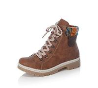Rieker Women Ankle Boots Y9430, Ladies Lace-up Ankle Boot,Boot,Half-Boot,lace-up Bootie,Transition Shoe,Brown (Braun / 22),42 EU / 8 UK
