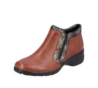 Rieker Women's Zips Boots, Red, 5 UK