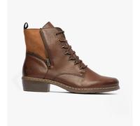 Rieker Y0800 Womens Warm Lining Casual Lace-Up Boots-Brown