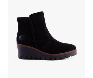 Rieker Y5065-00 Womens Boots Black Suede - Size UK 8