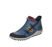Rieker Z7582-00 Blue Womens Ankle Boots in a Plain Man-made in Size 39