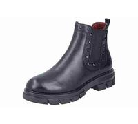 Rieker Z9154 leather Chelsea boots with matt black studs