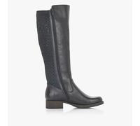 Rieker Z9591-01 Ladies Black Zip Boots Size: EU 39 / UK 6, Colour: Bla