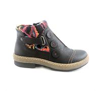Rieker Zena Womens Ankle Boots 4 UK Black Multi