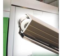 Rieles para Puertas Corredizas Exteriores, 4 6 10 12 18 20 22 24 26 28 30 Ft Aluminum Sliding Door Track Systems for Single Door, Wardrobe/Storage Room/Balcony Pivot Rail Hardware Kit(15ft/457.
