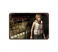 RIELLI Silent Hill 3 Game 1 Tin Sign Vintage Metal Pub Club Cafe Bar Home Wall Art Decoration Poster Retro 8x12inch(20x30cm)