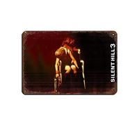 RIELLI Silent Hill 3 Game 3 Tin Sign Vintage Metal Pub Club Cafe Bar Home Wall Art Decoration Poster Retro 8x12inch(20x30cm)