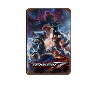 RIELLI Tekken 7 Game 5 Tin Sign Vintage Metal Pub Club Cafe Bar Home Wall Art Decoration Poster Retro 8x12inch(20x30cm)