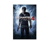 RIELLI Uncharted 4 A Thief's End Game Canvas Poster Bedroom Decor Sports Landscape Office Room Decor Gift Unframe: 12x18inch(30x45cm)