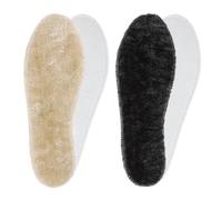 riemot 2 Pairs Warm Shoe Insoles,Insoles for Women,Warm Fleece Insole for Mens Slippers,Soft Cosy Fluffy Inserts for Shoes,Snow Boots,Wellies,Unisex Inner Soles for Cold Winter,UK 5