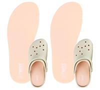 riemot 2 Pairs Memory Foam Insoles for Crocs Clogs Garden Shoe,Comfort Wide Thin Inserts for Nurse,Chef,Water Shoes Wide Sneakers Breathable Shoe Insole for Women/Men,Pink UK(6-7)/(39-40) EU