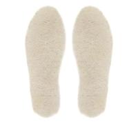 riemot Genuine Sheepskin Insoles for Men Women,Winter Warm Furry Lambswool Insoles,Soft Cosy Fluffy Lamb Shoe Replacment Inner Soles for Snow Boots,Work Boots Beige EU44（UK10）