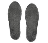 riemot Sheepskin Insoles for Women Men,Lambswool Insoles for Winter Boot Work Shoe Wellies,Warm Fluffy Winter Wool Inserts for Replacement, Thick Comfort Innersoles Grey UK11-11.5