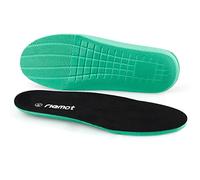 riemot Insoles for Women and Men,Comfort Insole at Work,Breathable Inner Sole for Boots Wellies Slippers,Shock Absorption for Foot Pain Relief Insoles,Replacement Anti Odour Insert,Black,UK 10