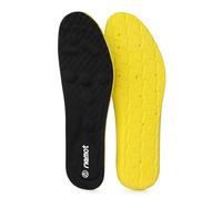 riemot Massage Insoles for Men Women, Cushioned Shoe Inserts with Raised Massage Nodes, Arch Support Replacement Insoles for Walking Standing Trainers Work Boots Black 4UK/37EU