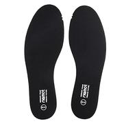 riemot Memory Foam Insoles for Men and Women - Replacement Shoe Inserts Comfort Cushioning for Sports Shoes, Trainers, Sneakers, Work Boots and Walking Shoes, Black with Yellow Base, UK3 / EU36