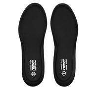 riemot Memory Foam Insoles for Men and Women - Replacement Shoe Inserts Comfort Cushioning for Sports Shoes, Trainers, Sneakers, Work Boots and Walking Shoes, Spandex Layer Black UK12 / EU46