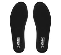riemot Memory Foam Insoles for Women and Men,Comfort Insole Cushioned Shoe Inserts Replacement,Arch Support Insoles for Trainers Sports Shoes Work Boots Shoes,Shock Absorbing Inner Soles,Black,UK 10